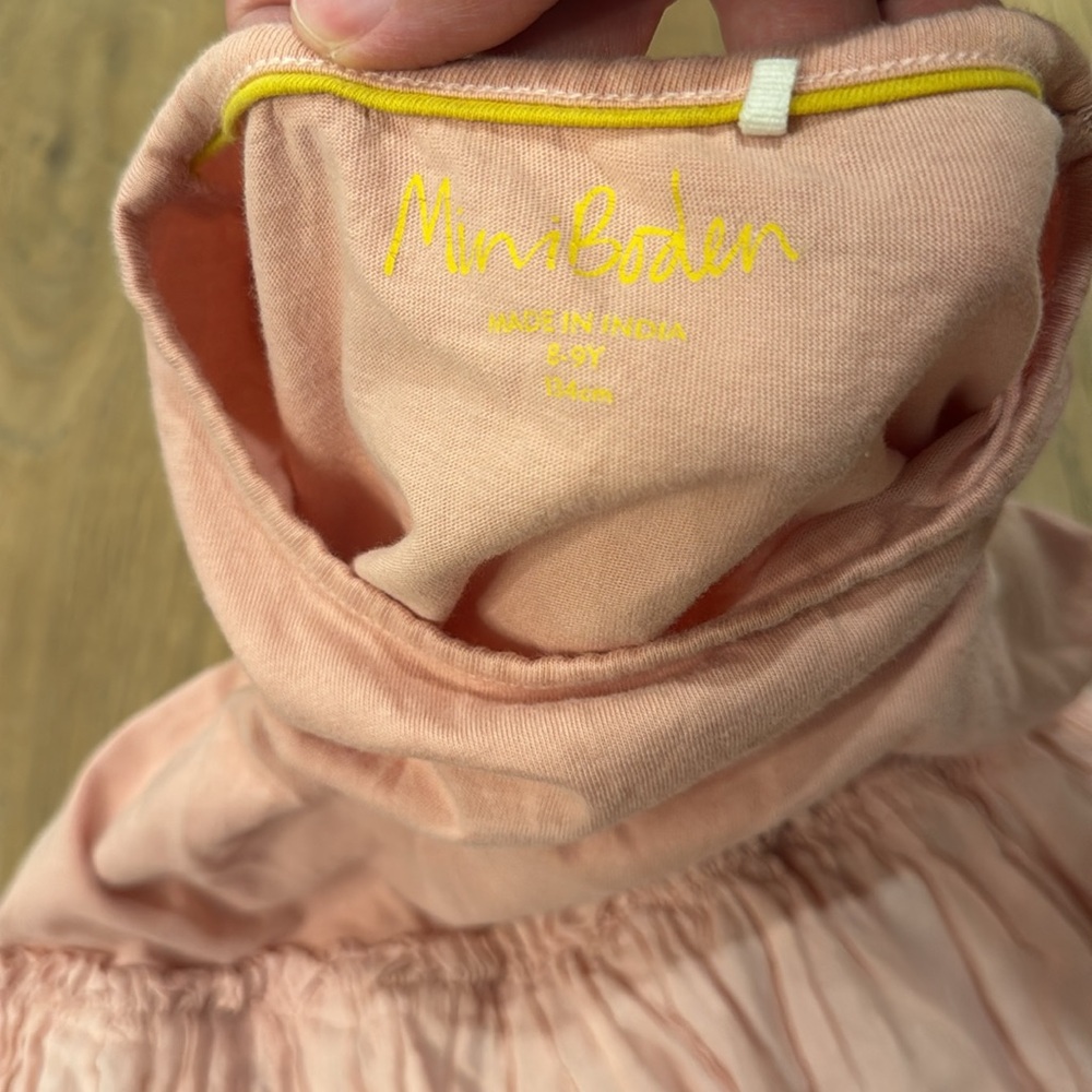 Mini Boden Broderie Twirly Dress 8-9Y - Picture 3 of 8